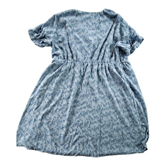 Agnes Orinda Floral Ruffle Cut Lace Empire Waist Dress Fairy Flowy Lined Size 4X - Picture 3 of 8